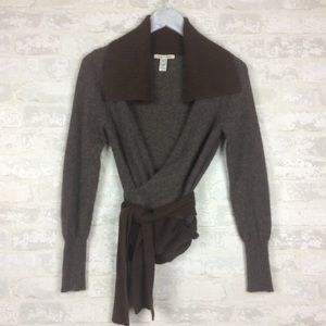 Alice + Olivia | Angora Blend Tie Waist Ca…